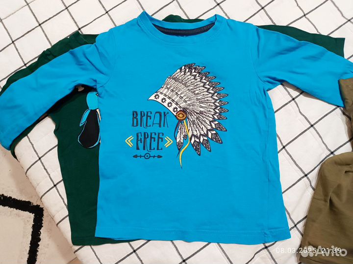 Лонгслив 4шт 98-104