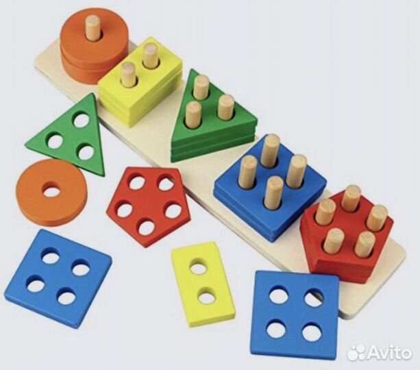 Развивающие игрушки - сортер, пицца, доски