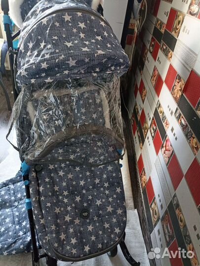 Детские санки коляска