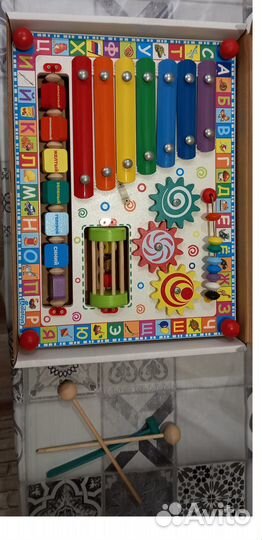 Бизиборд развивающий для малышей 