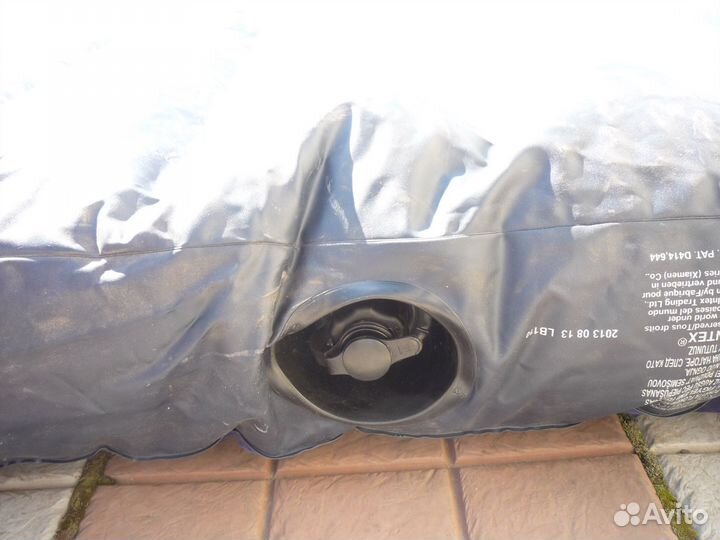 Надувной матрас intex двухместный с насосом б\у