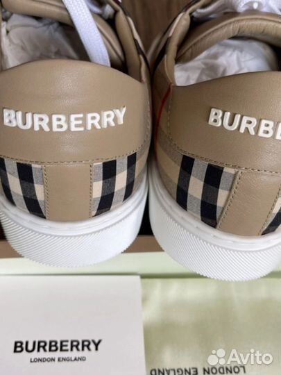 Burberry новые кеды оригинал