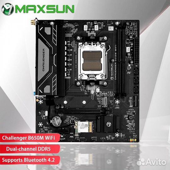 Maxsun Материнская плата MS-Challenger B650M wifi