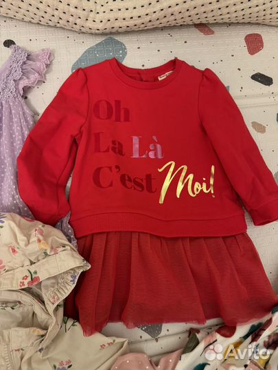 Пакет брендовых вещей для девочки 80