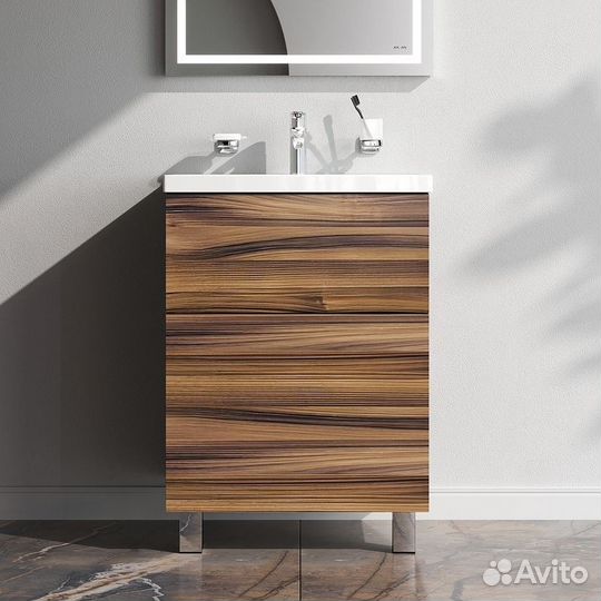 Тумба под раковину AM.PM Gem 60 M90FSX0602HF Орех