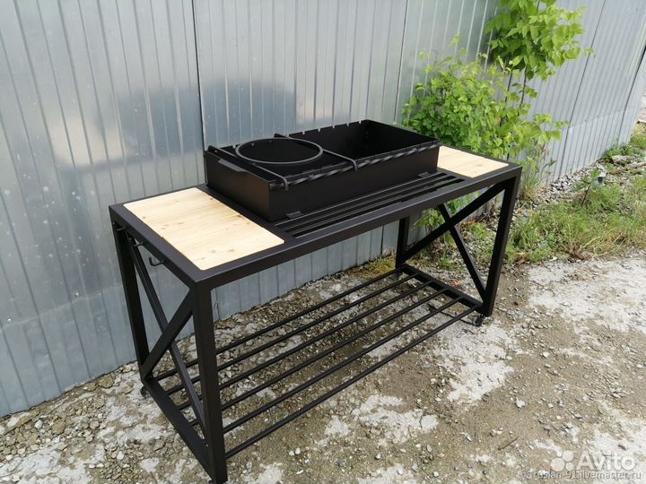 Мангалы, печи под казан