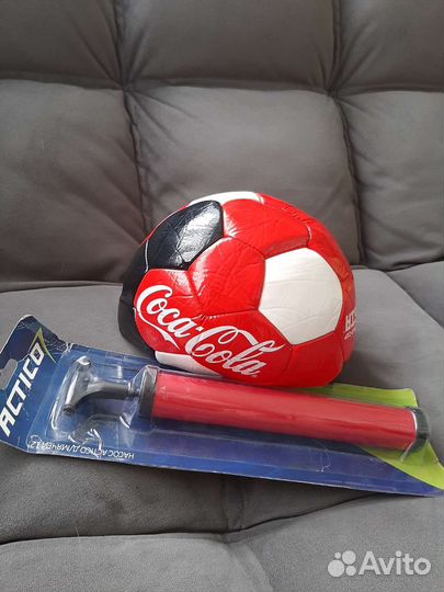 Футбольный мяч Coca Cola + насос