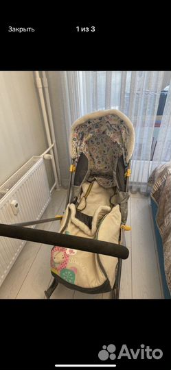 Санки коляска ника