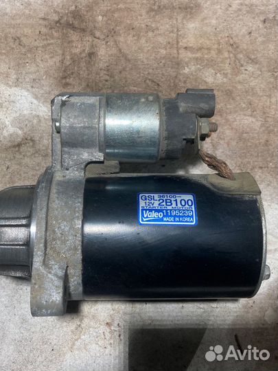 Стартер Хендай Солярис 2010-2016 год