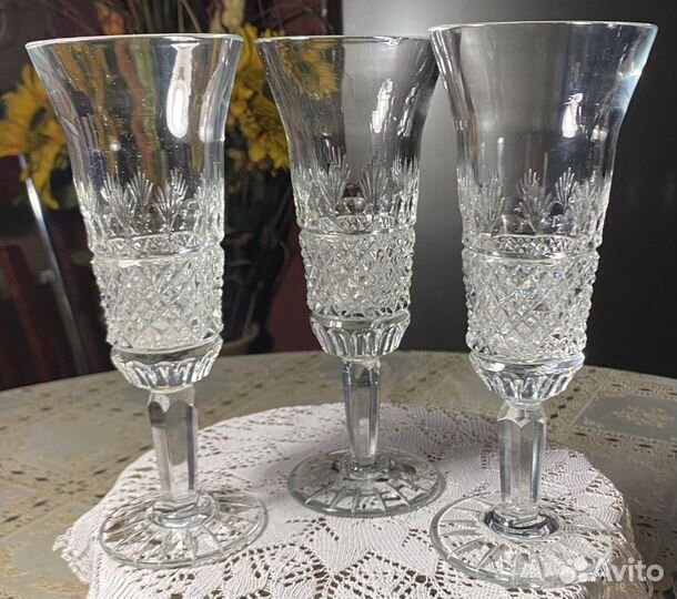 Рюмки,фужеры,вазы,хрустальные СССР