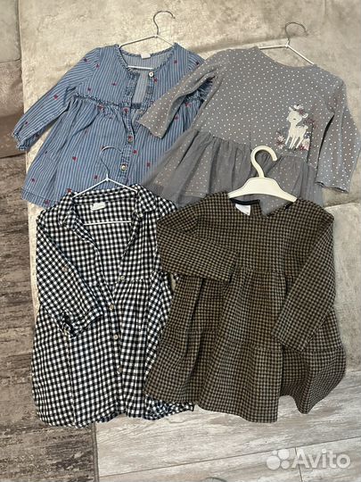 Платье для девочки 86