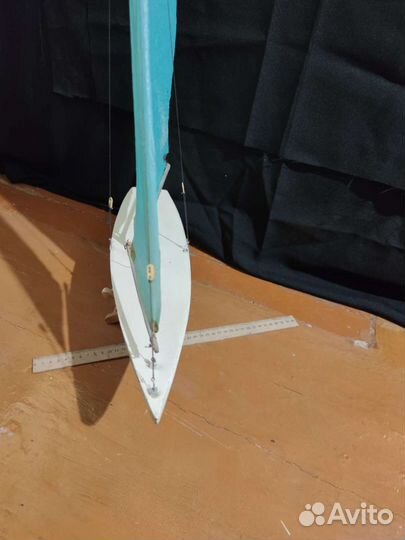 Яхта деревянная самодельная