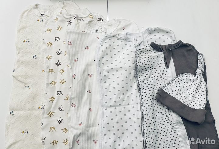 Пеленка кокон для новорожденного 56 62