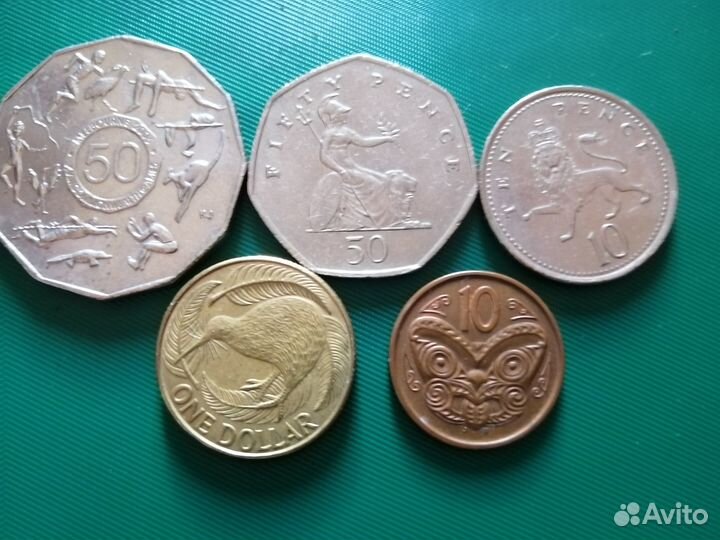 Монеты королева Елизавета 2, оригинал