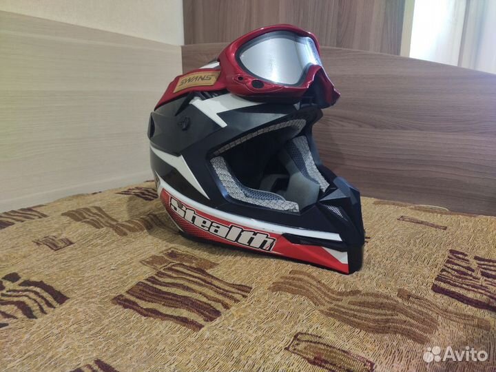 Мотоциклетный кроссовый шлем