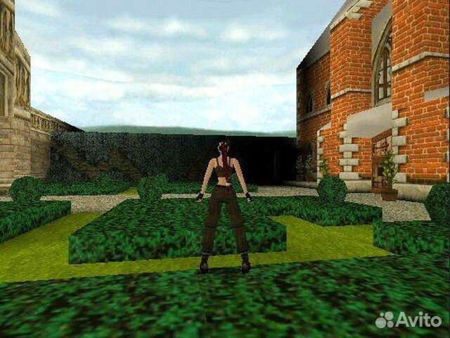 Tomb Raider II, б/у, без обложки, немецкий PS One