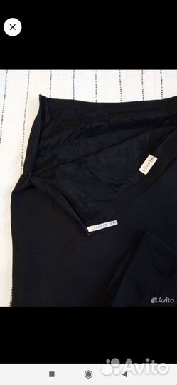 Юбка натуральный шёлк/ лён