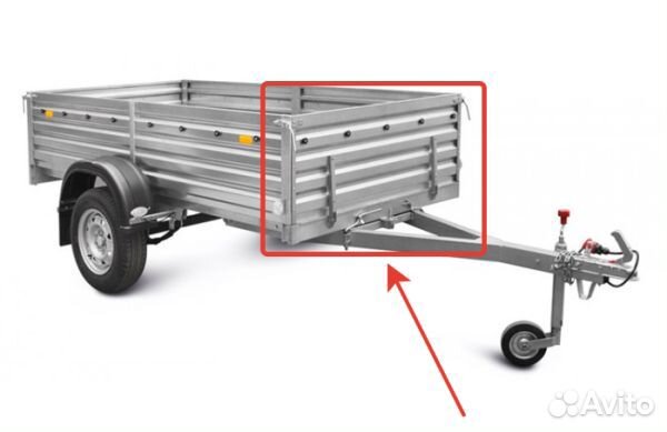 Борт на прицеп передний мзса 817710.014 (10.016;