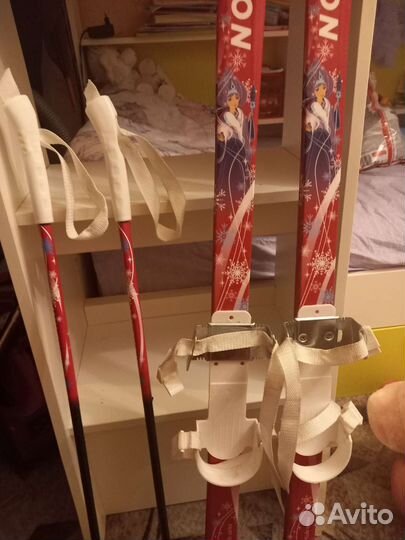 Лыжи беговые детские 120 см