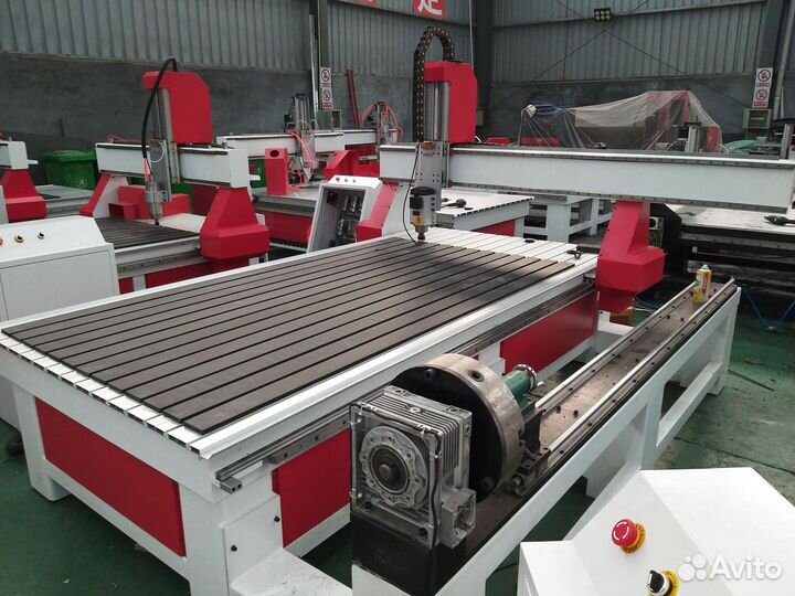 Фрезерный станок чпу 1631 с токарной осью сбоку