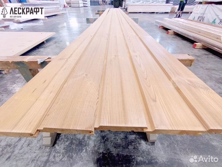 Имитация бруса 20*146*3000 сорт B ангарская сосна