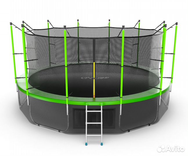 EVO jump Internal 16ft (Green) + Lower net