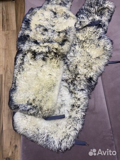 Меховые накидки Овчина на авто 2 штуки