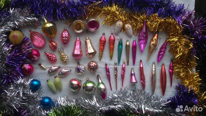 Советские ёлочные игрушки