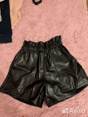 Кожаные шорты