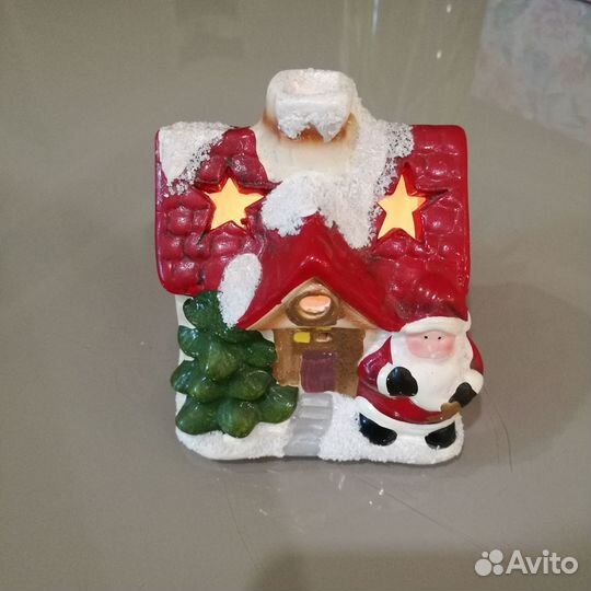 Подсвечники и статуэтка керамика