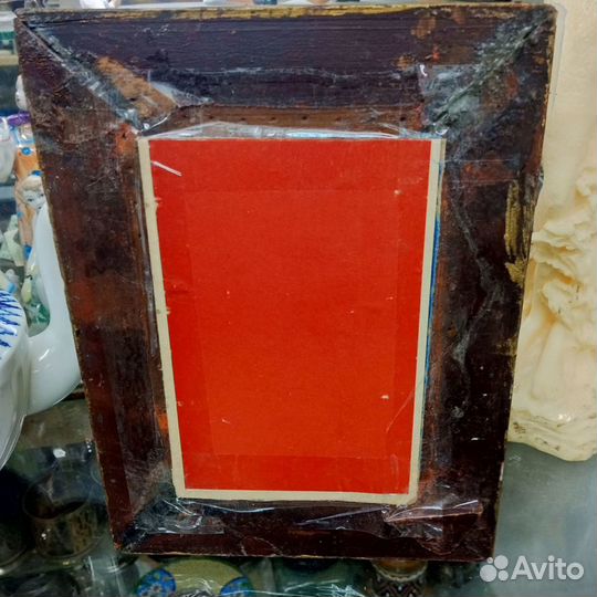 Старинное фото солдат первой мировой, родная рамка