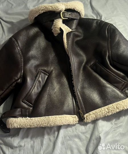 Винтажная дубленка женская