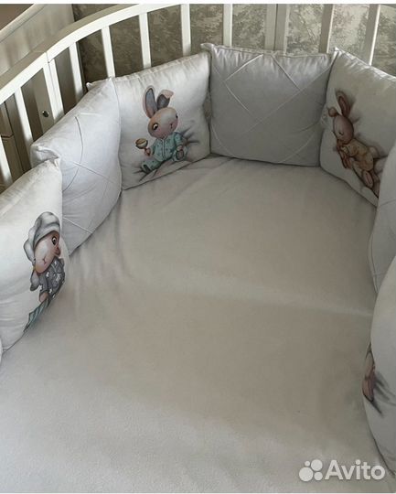 Бортики в детскую кроватку