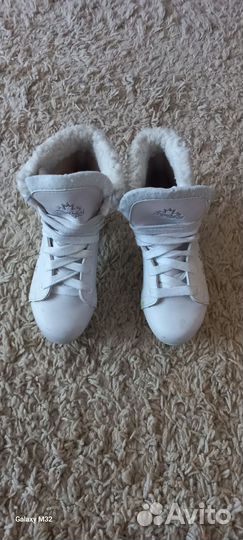 Коньки с 2 лезвиями 32 размер