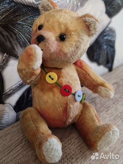 Мишка Тедди опилки винтаж