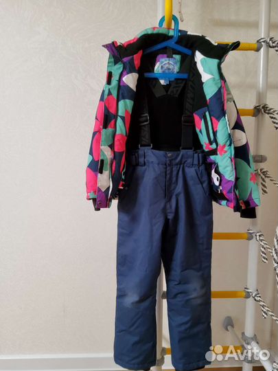 Костюм лыжный/горнолыжный для девочки 128
