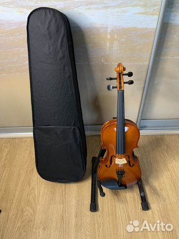 Скрипка для обучения 4/4 + мостик
