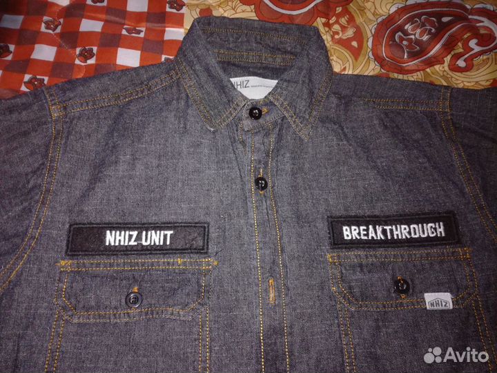 Рубашка джинсовая