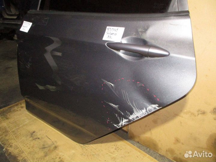 Дверь задняя левая Hyundai Solaris 1