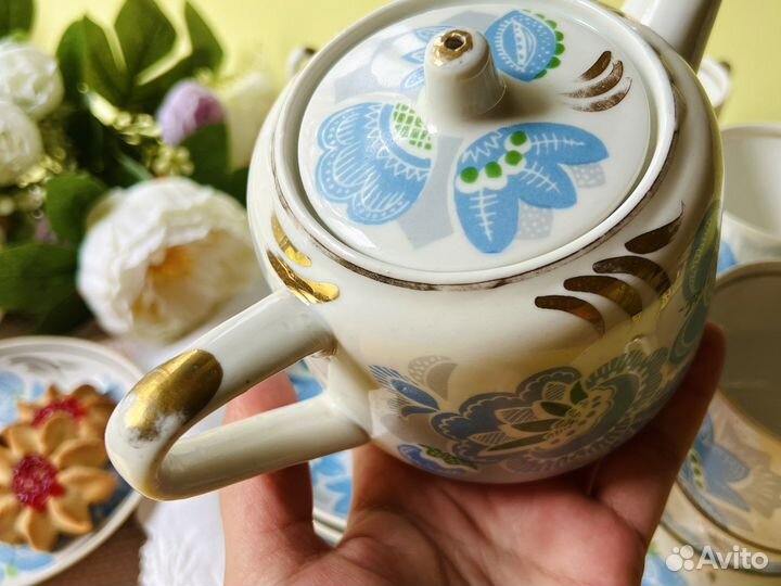 Чайный сервиз вербилки СССР чайные пары