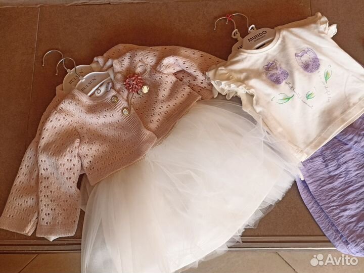 Одежда для девочек 9 мес