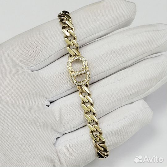 Браслет женский лимонное золото 585