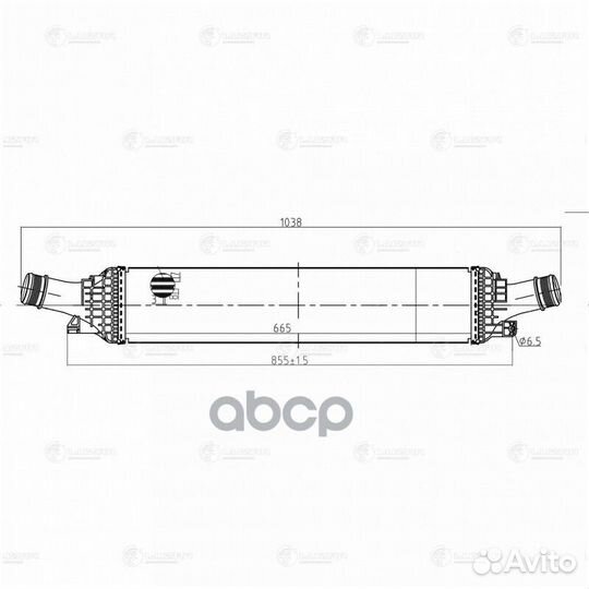 Интеркулер для а/м Audi A4 (08) /A6 (11) /Q5 (0