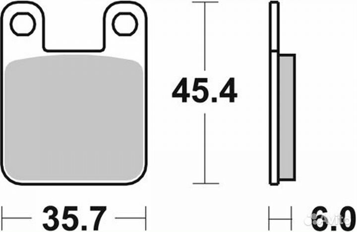 Тормозные колодки derbi italjet malaguti peugeot
