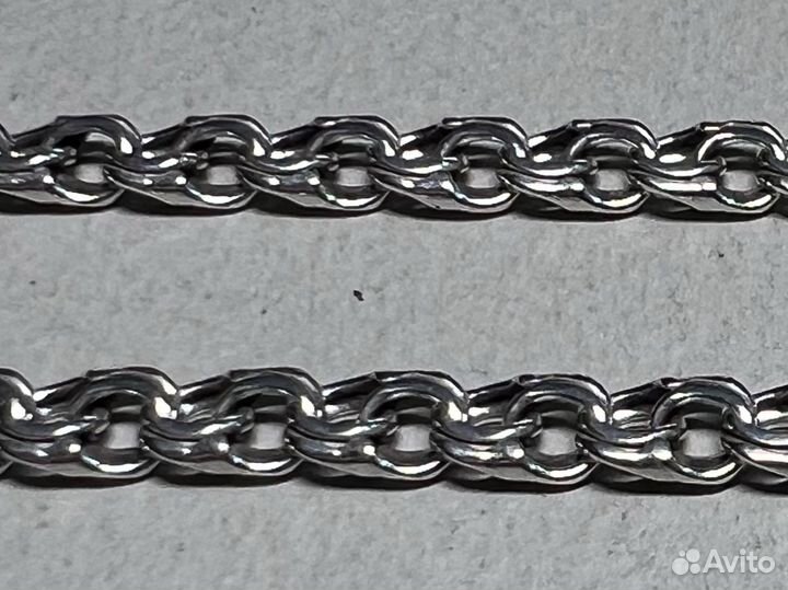 Серебряная цепочка 59 см