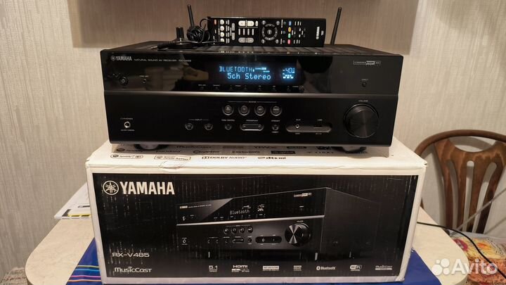 Yamaha RX-V485 4К WiFi Bluetooth dlna Airplay Usb