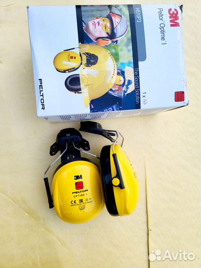 Противошумные защитные наушники uvex на каску