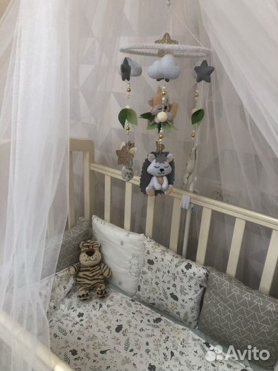 Мобиль на кроватку ручной работы