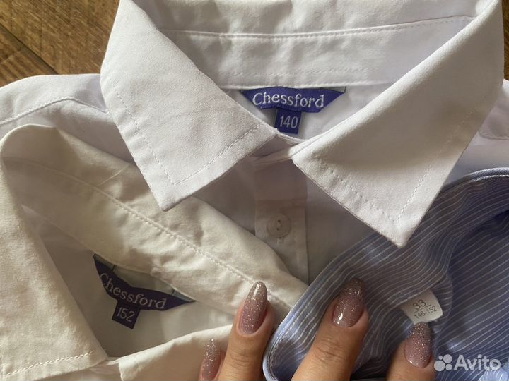 Рубашки на мальчика 140-146-152