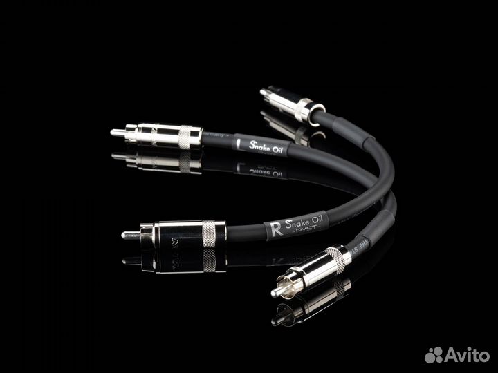 Schiit Pyst RCA Snake Oil -межблочные кабели 15 см